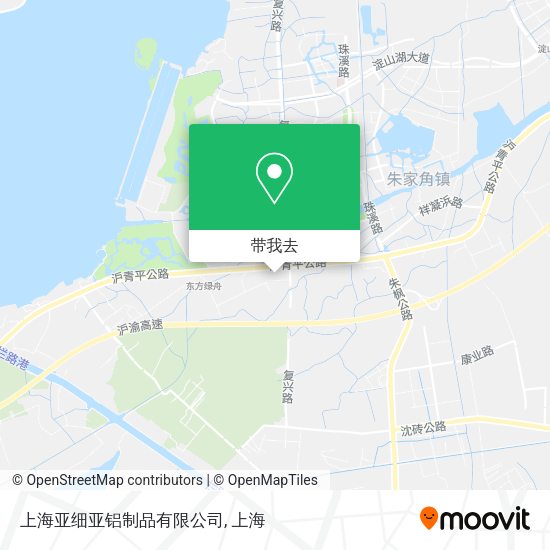 上海亚细亚铝制品有限公司地图
