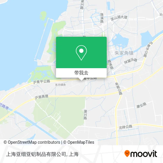 上海亚细亚铝制品有限公司地图