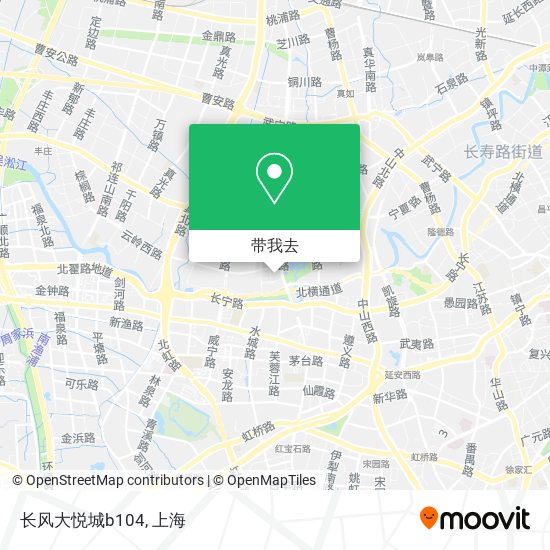 长风大悦城b104地图