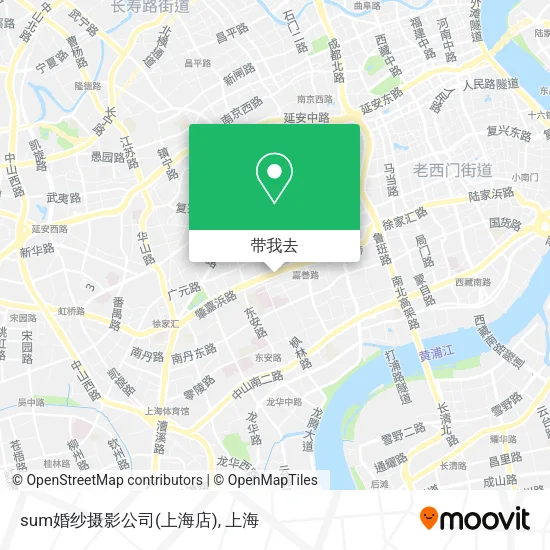 sum婚纱摄影公司(上海店)地图