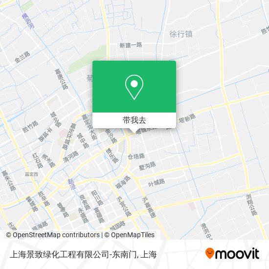 上海景致绿化工程有限公司-东南门地图