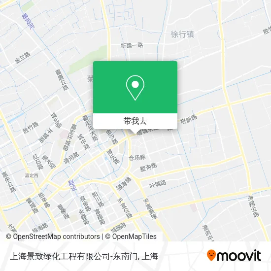 上海景致绿化工程有限公司-东南门地图