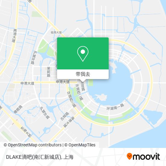 DLAKE滴吧(南汇新城店)地图