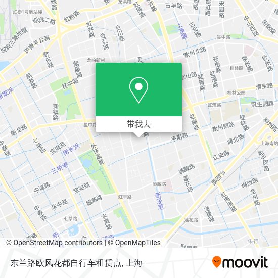 东兰路欧风花都自行车租赁点地图