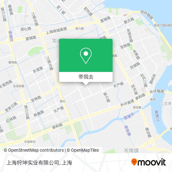 上海狩坤实业有限公司地图