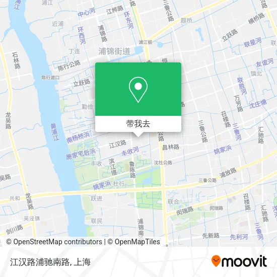 江汉路浦驰南路地图