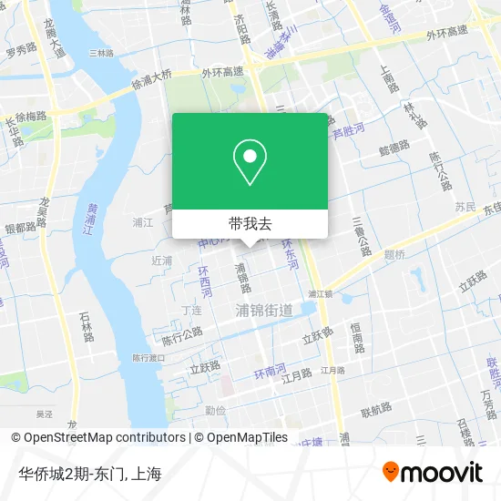 华侨城2期-东门地图