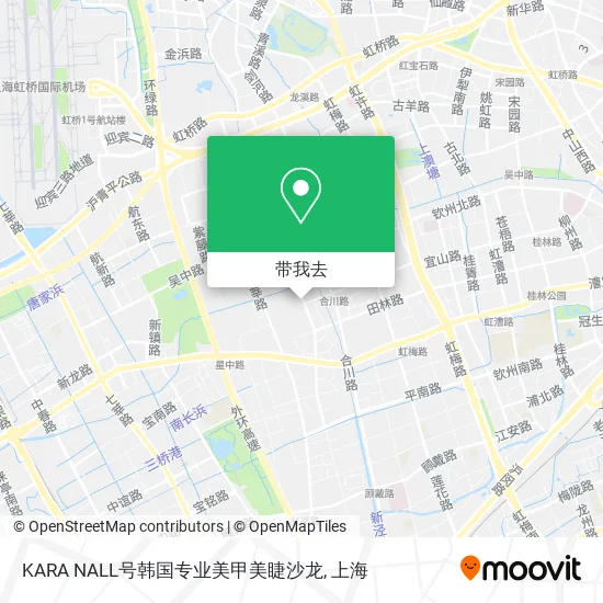 KARA NALL号韩国专业美甲美睫沙龙地图