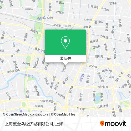 上海流金岛经济城有限公司地图