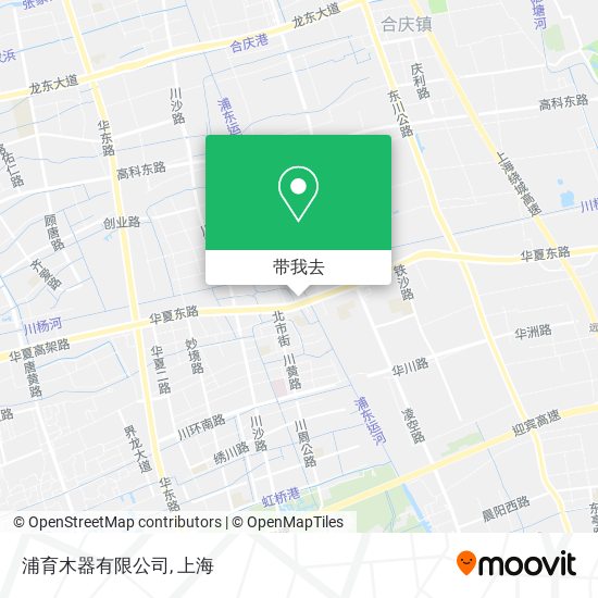 浦育木器有限公司地图