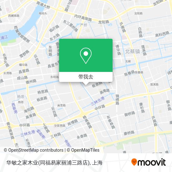 华敏之家木业(同福易家丽浦三路店)地图