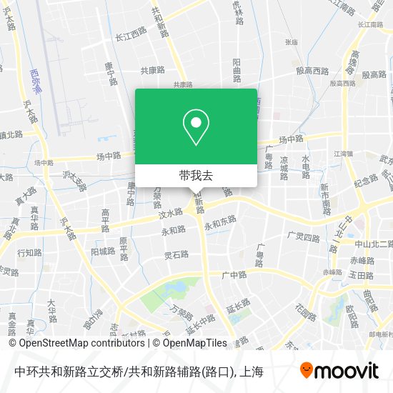 中环共和新路立交桥/共和新路辅路(路口)地图