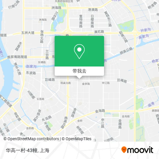 华高一村-43幢地图