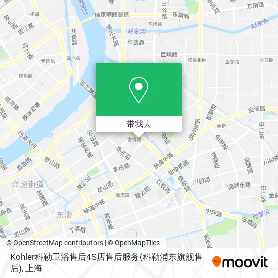 Kohler科勒卫浴售后4S店售后服务(科勒浦东旗舰售后)地图