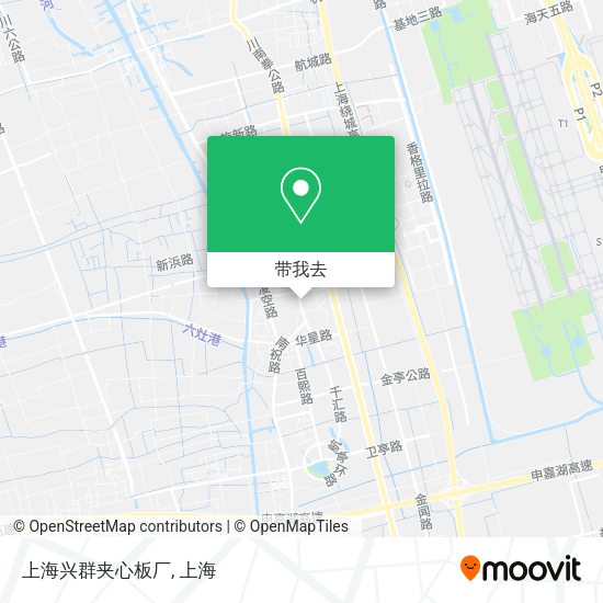 上海兴群夹心板厂地图