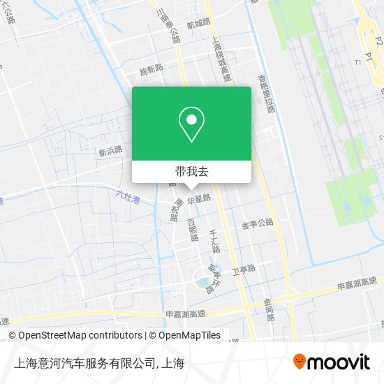 上海意河汽车服务有限公司地图