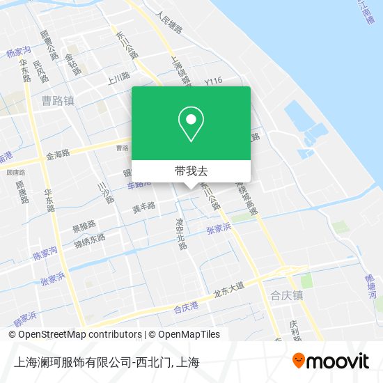 上海澜珂服饰有限公司-西北门地图