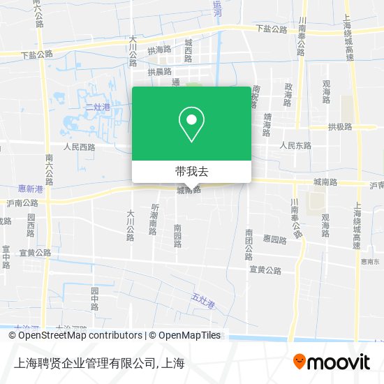 上海聘贤企业管理有限公司地图