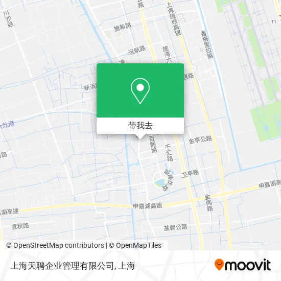上海天聘企业管理有限公司地图