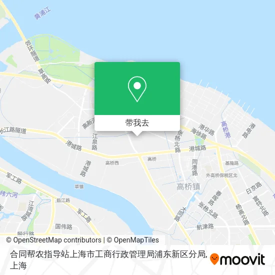 合同帮农指导站上海市工商行政管理局浦东新区分局地图
