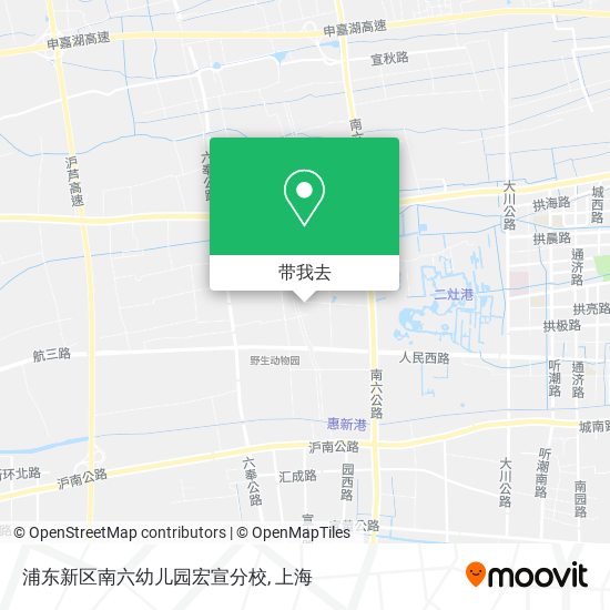 浦东新区南六幼儿园宏宣分校地图