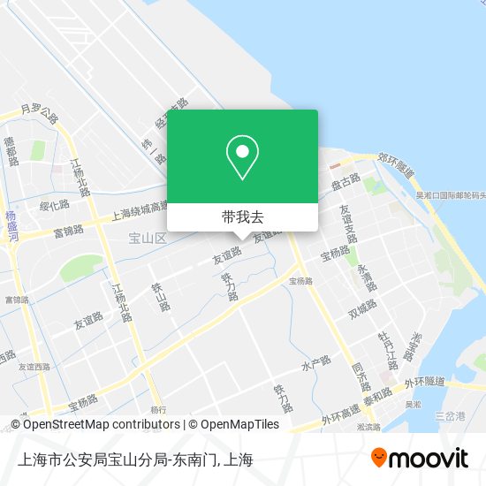上海市公安局宝山分局-东南门地图