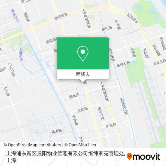 上海浦东新区晨阳物业管理有限公司恒纬家苑管理处地图