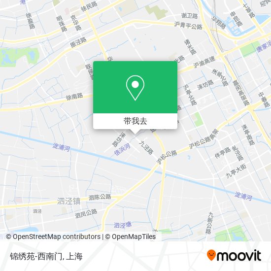 锦绣苑-西南门地图