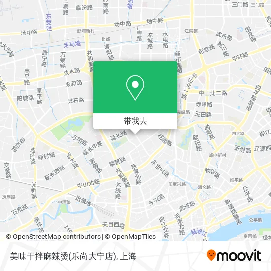 美味干拌麻辣烫(乐尚大宁店)地图
