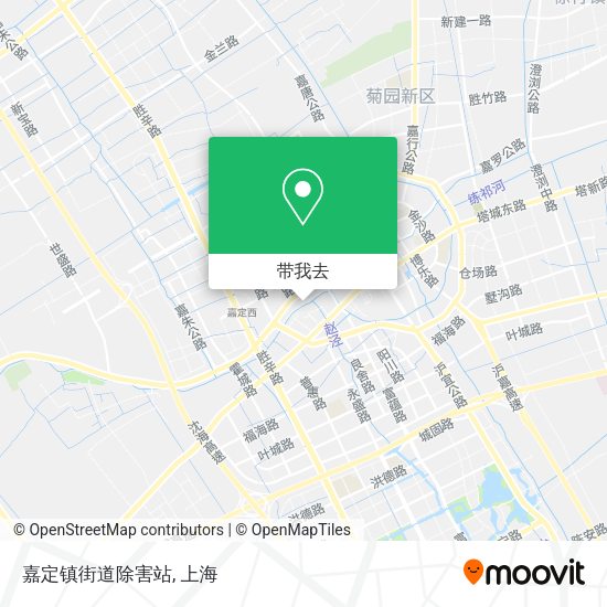 嘉定镇街道除害站地图