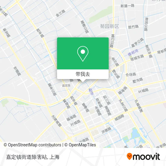 嘉定镇街道除害站地图