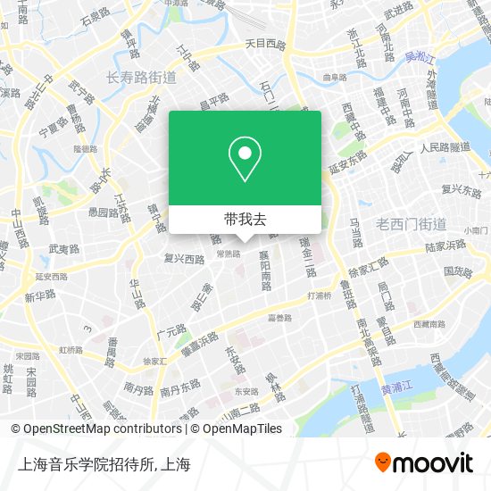 上海音乐学院招待所地图
