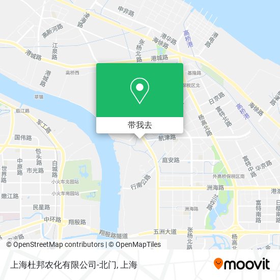 上海杜邦农化有限公司-北门地图