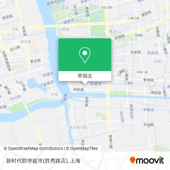 新时代联华超市(胜秀路店)地图