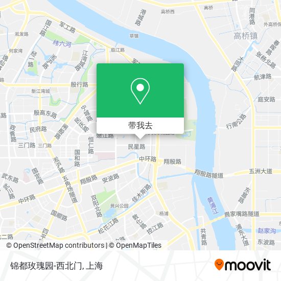 锦都玫瑰园-西北门地图