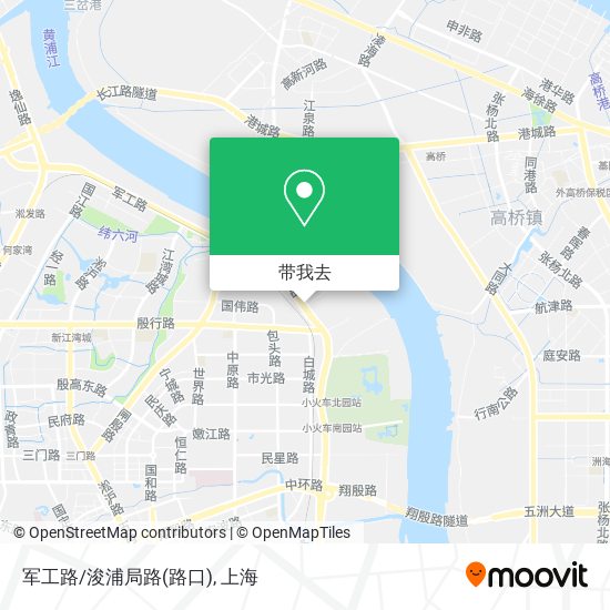 军工路/浚浦局路(路口)地图