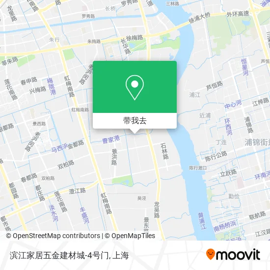 滨江家居五金建材城-4号门地图