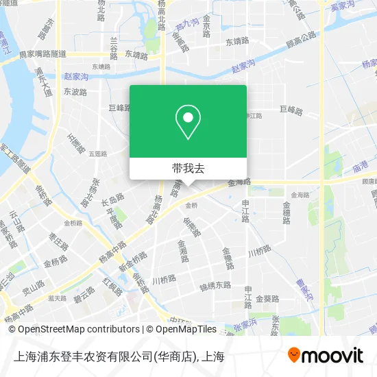 上海浦东登丰农资有限公司(华商店)地图