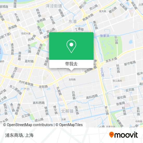 浦东商场地图