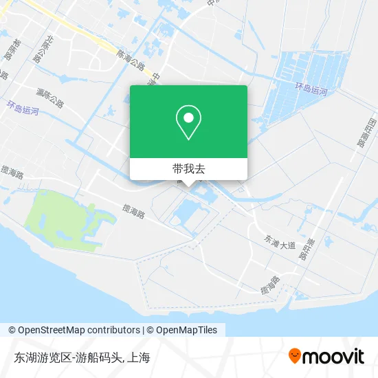东湖游览区-游船码头地图