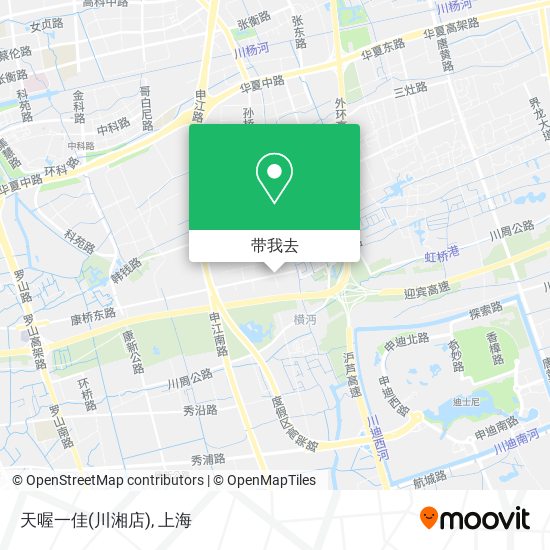 天喔一佳(川湘店)地图