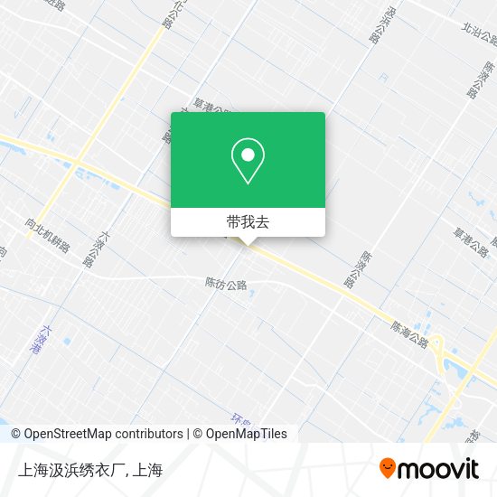 上海汲浜绣衣厂地图