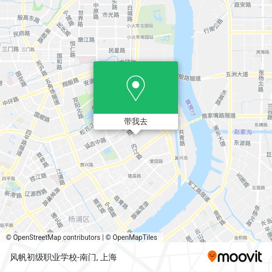 风帆初级职业学校-南门地图