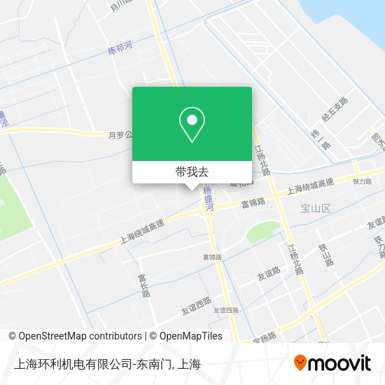 上海环利机电有限公司-东南门地图