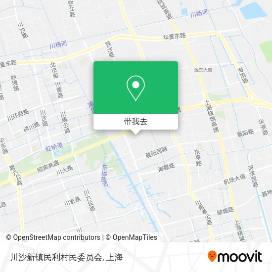 川沙新镇民利村民委员会地图