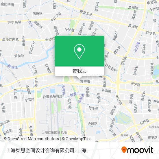 上海桀思空间设计咨询有限公司地图