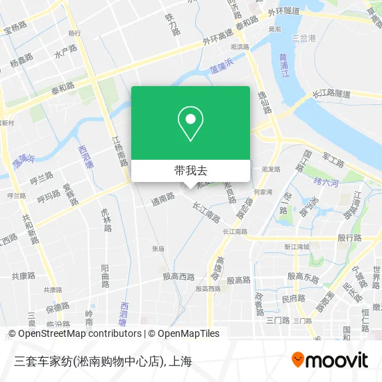 三套车家纺(淞南购物中心店)地图