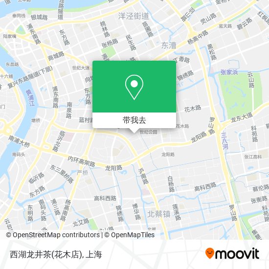 西湖龙井茶(花木店)地图
