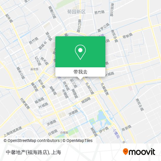 中馨地产(福海路店)地图