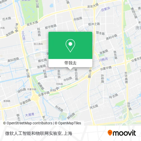 微软人工智能和物联网实验室地图